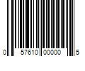 Barcode Image for UPC code 057610000005