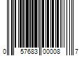 Barcode Image for UPC code 057683000087