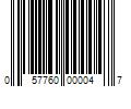 Barcode Image for UPC code 057760000047