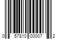 Barcode Image for UPC code 057810000072