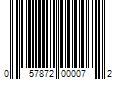 Barcode Image for UPC code 057872000072