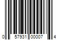 Barcode Image for UPC code 057931000074