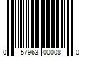 Barcode Image for UPC code 057963000080