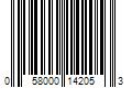 Barcode Image for UPC code 058000142053