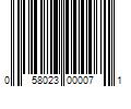 Barcode Image for UPC code 058023000071