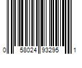 Barcode Image for UPC code 058024932951