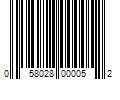 Barcode Image for UPC code 058028000052