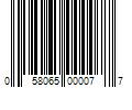 Barcode Image for UPC code 058065000077