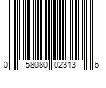 Barcode Image for UPC code 058080023136