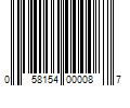 Barcode Image for UPC code 058154000087