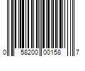 Barcode Image for UPC code 058200001587