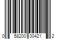 Barcode Image for UPC code 058200004212