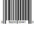 Barcode Image for UPC code 058200004410