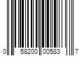 Barcode Image for UPC code 058200005837