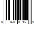 Barcode Image for UPC code 058200007459