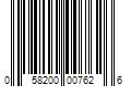 Barcode Image for UPC code 058200007626