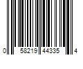 Barcode Image for UPC code 058219443354