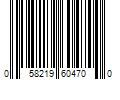 Barcode Image for UPC code 058219604700