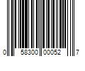 Barcode Image for UPC code 058300000527