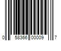 Barcode Image for UPC code 058366000097