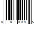 Barcode Image for UPC code 058375000095