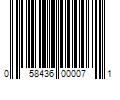 Barcode Image for UPC code 058436000071