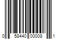 Barcode Image for UPC code 058440000081