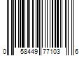 Barcode Image for UPC code 058449771036