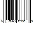 Barcode Image for UPC code 058449771555