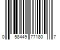 Barcode Image for UPC code 058449771807