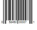 Barcode Image for UPC code 058450000071