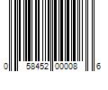 Barcode Image for UPC code 058452000086