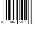 Barcode Image for UPC code 058465770877