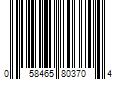 Barcode Image for UPC code 058465803704