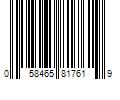 Barcode Image for UPC code 058465817619