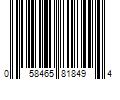 Barcode Image for UPC code 058465818494