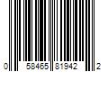 Barcode Image for UPC code 058465819422