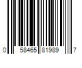 Barcode Image for UPC code 058465819897