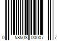 Barcode Image for UPC code 058508000077