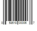 Barcode Image for UPC code 058518000067