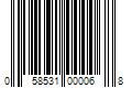 Barcode Image for UPC code 058531000068