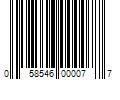 Barcode Image for UPC code 058546000077