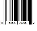 Barcode Image for UPC code 058547000052