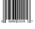 Barcode Image for UPC code 058566000057