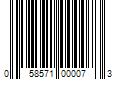 Barcode Image for UPC code 058571000073