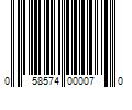 Barcode Image for UPC code 058574000070