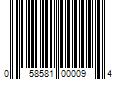 Barcode Image for UPC code 058581000094