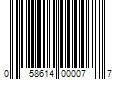 Barcode Image for UPC code 058614000077