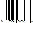 Barcode Image for UPC code 058641000088