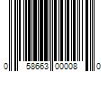 Barcode Image for UPC code 058663000080